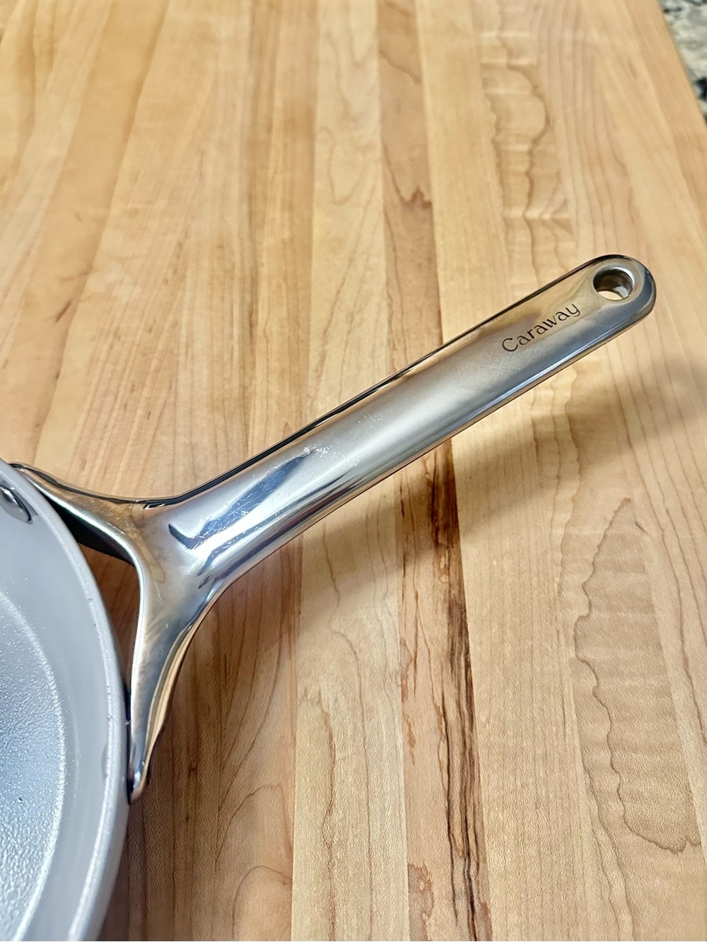 Caraway Mini Fry Pan Glossy Gray - Picture 2 of 9